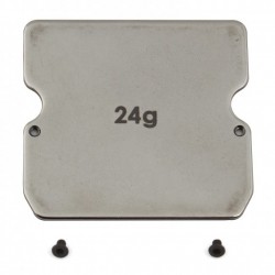 Associated B6/B6.1/B6.2/B6.3  FT Steel Chassis Weight, 24g    (AE91747)