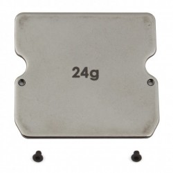 Associated B6 FT Steel Chassis Weight, 24g  AE91747