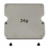 Associated B6 FT Steel Chassis Weight, 24g  AE91747