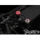 T-Works  T-Works Heatsink Goldstecker Set 5mm - Rot/Schwarz     EA-010-5RB