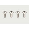 RP Precision Machined Titanium BH Socket Screw M2×4mm (4pcs)   RP-110-04A